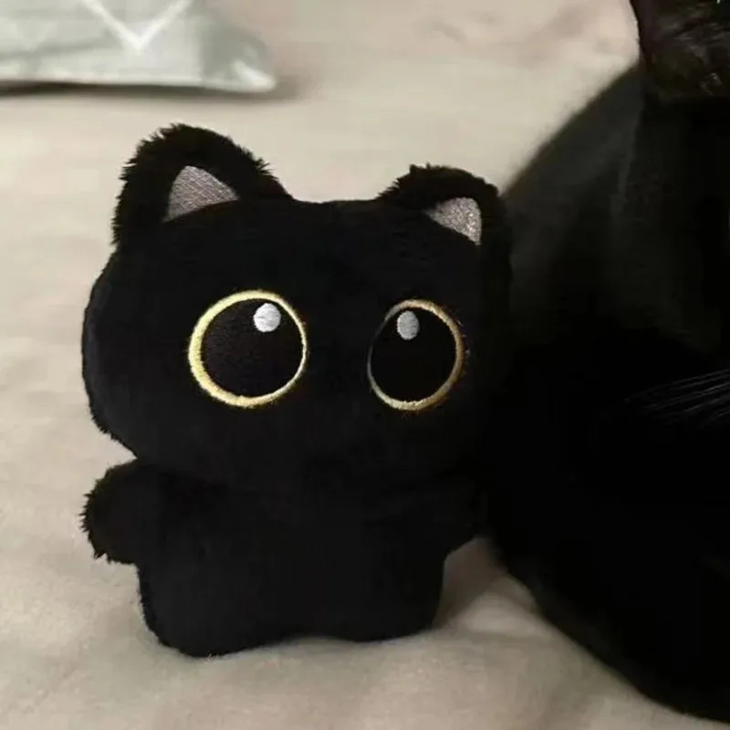 Photography Rules - 黒猫の可愛いぬいぐるみ。飾りとしても、また素晴らしい贈り物にも最適です。