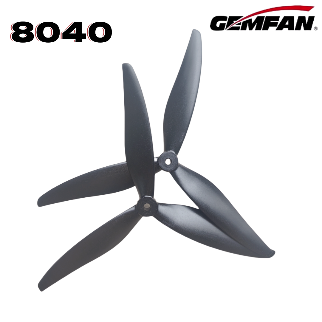 Photography Drone - Gemfan 8040 8X4X3 3枚羽 8インチプロペラ RC撮影ドローン