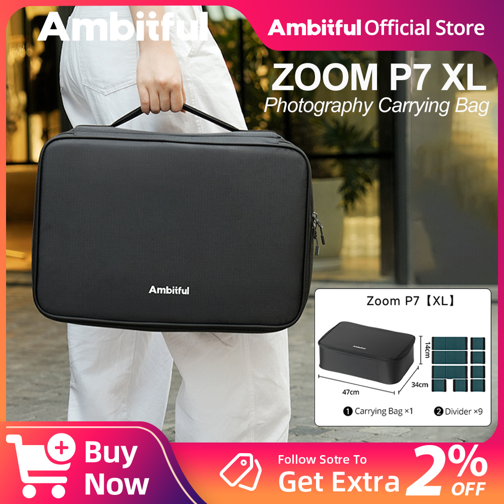 Photography Drone - Ambitful ZOOM P7II XL 写真撮影用収納バッグ 旅行バッグ