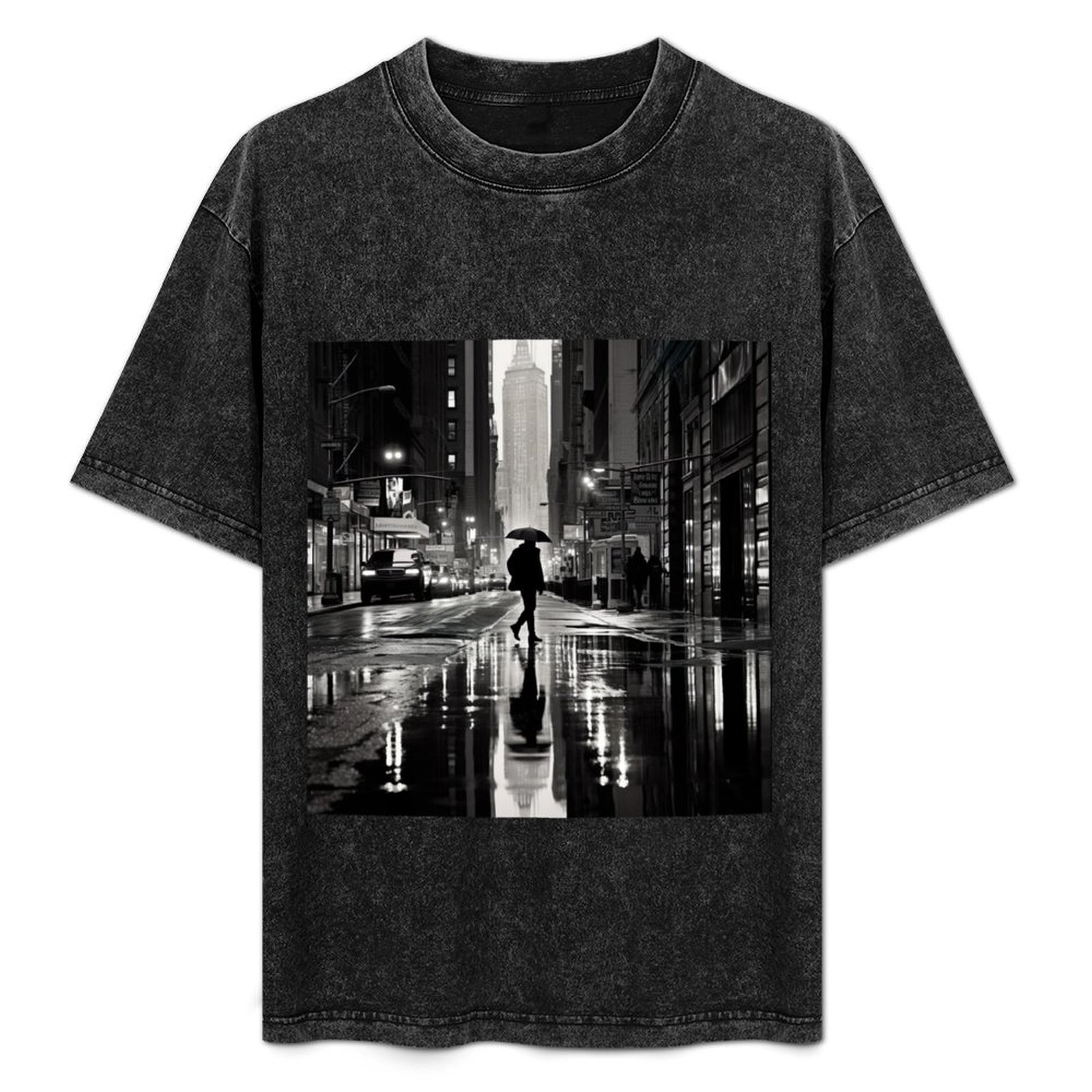 Photography New York - ストリート・オブ・ニューヨーク - 写真撮影用Tシャツ 長持ちするカジュアルTシャツ