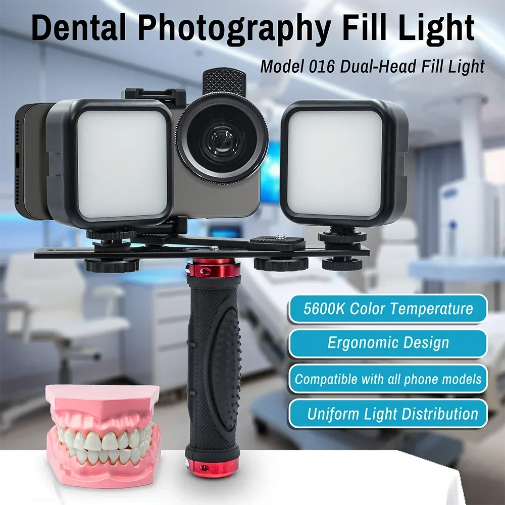 Photography Treatment - 歯科用Bluetooth口腔内LEDライト、歯科治療およびビデオ録画用のモバイル撮影照明。