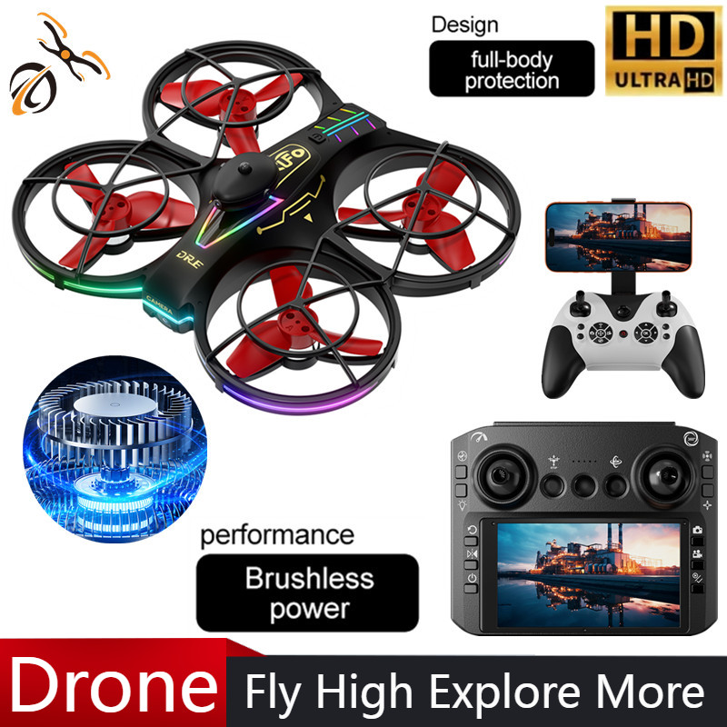 Photography Drone - RH830 RCプロフェッショナルドローン 4K HD空撮 レーザー障害物回避機能搭載 リモートLEDライト