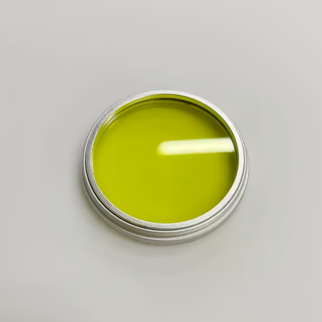 Photography Yellow Filter - 超透明光学ガラス 39mm イエローフィルター シルバー銅フレーム 傷防止 カラー強化