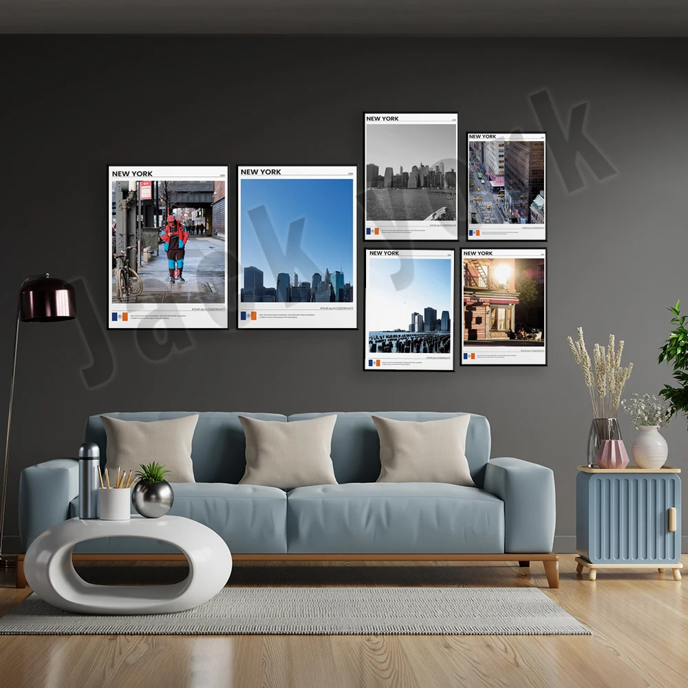 ニューヨーク旅行ポスター、都市写真、スカイライン、ウォールア - Photography New York のレビューと価格