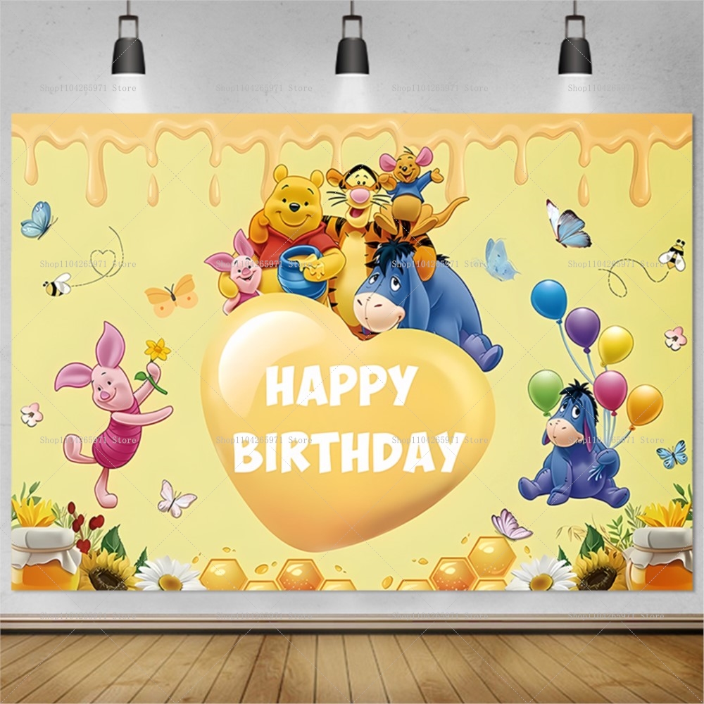 ディズニー ウィニー・ザ・プーさん 背景幕 子供の誕生日パー - Photography Cheat Sheet のレビューと価格