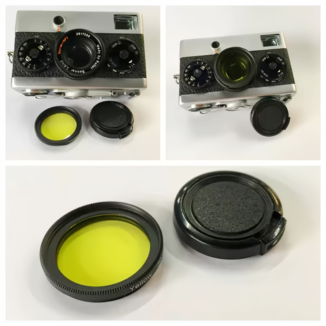 30.5 ミリメートル黄色カラーフィルターアルミ合金フレーム - Photography Yellow Filter のレビューと価格