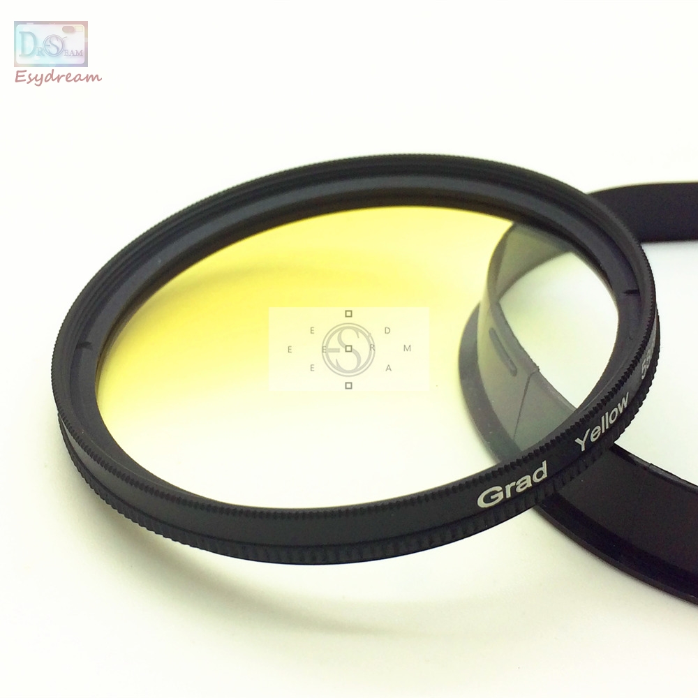 カメラレンズ用グラデーションカラーフィルター（イエロー）52 - Photography Yellow Filter のレビューと価格