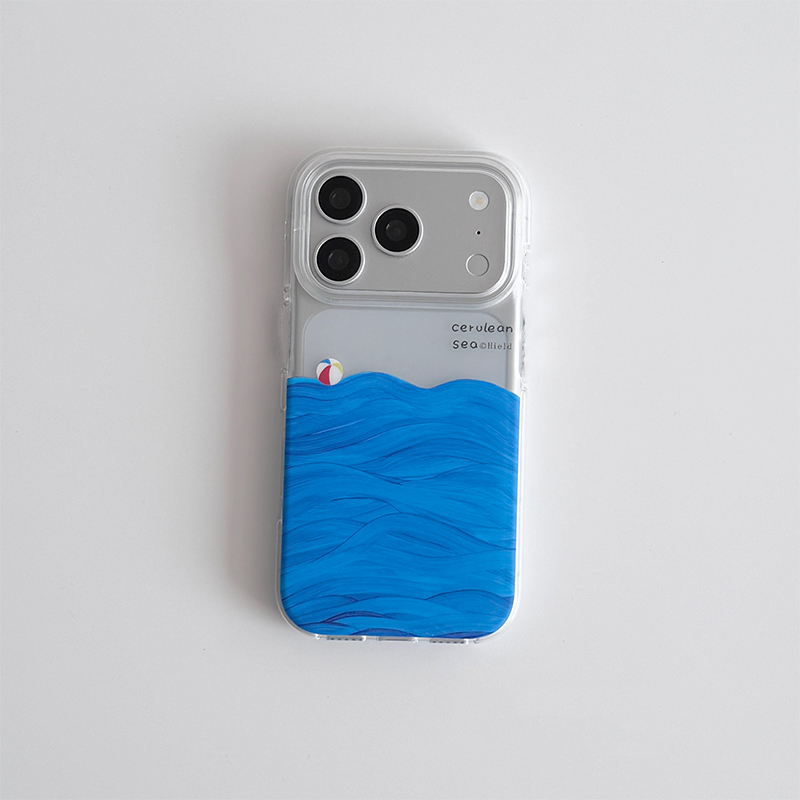 油絵風海面テクスチャのiPhoneケース iPhone 17 - Photography Hobby のレビューと価格