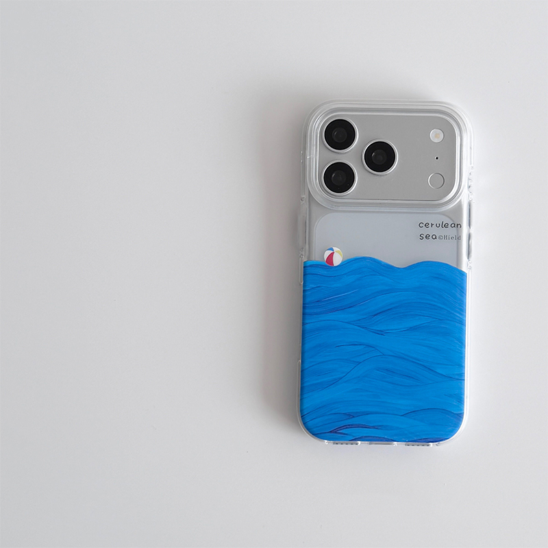 油絵風海面テクスチャのiPhoneケース iPhone 17 - Photography Hobby のレビューと価格