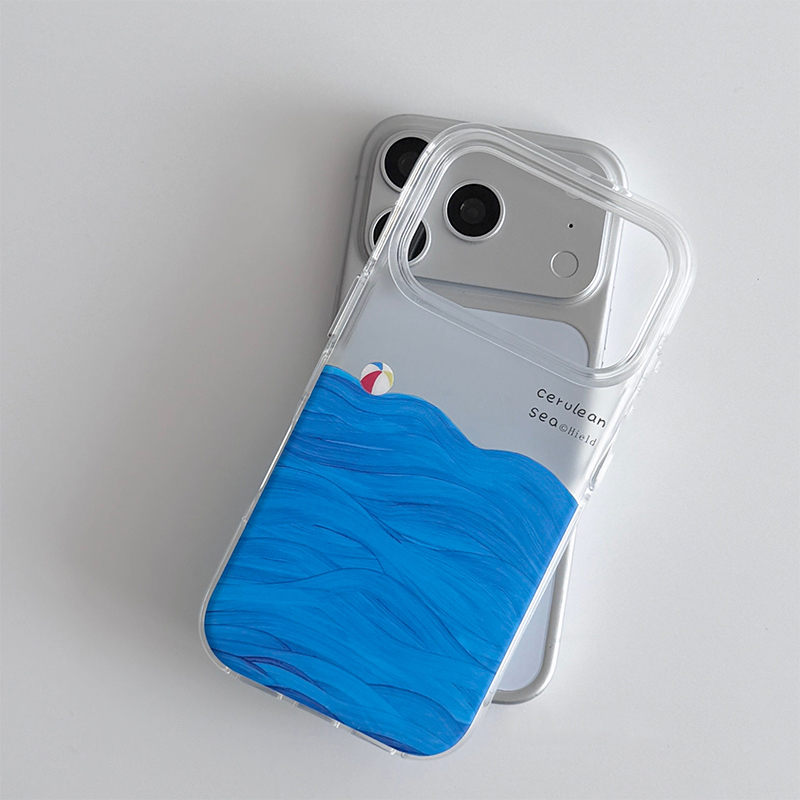油絵風海面テクスチャのiPhoneケース iPhone 17 - Photography Hobby のレビューと価格