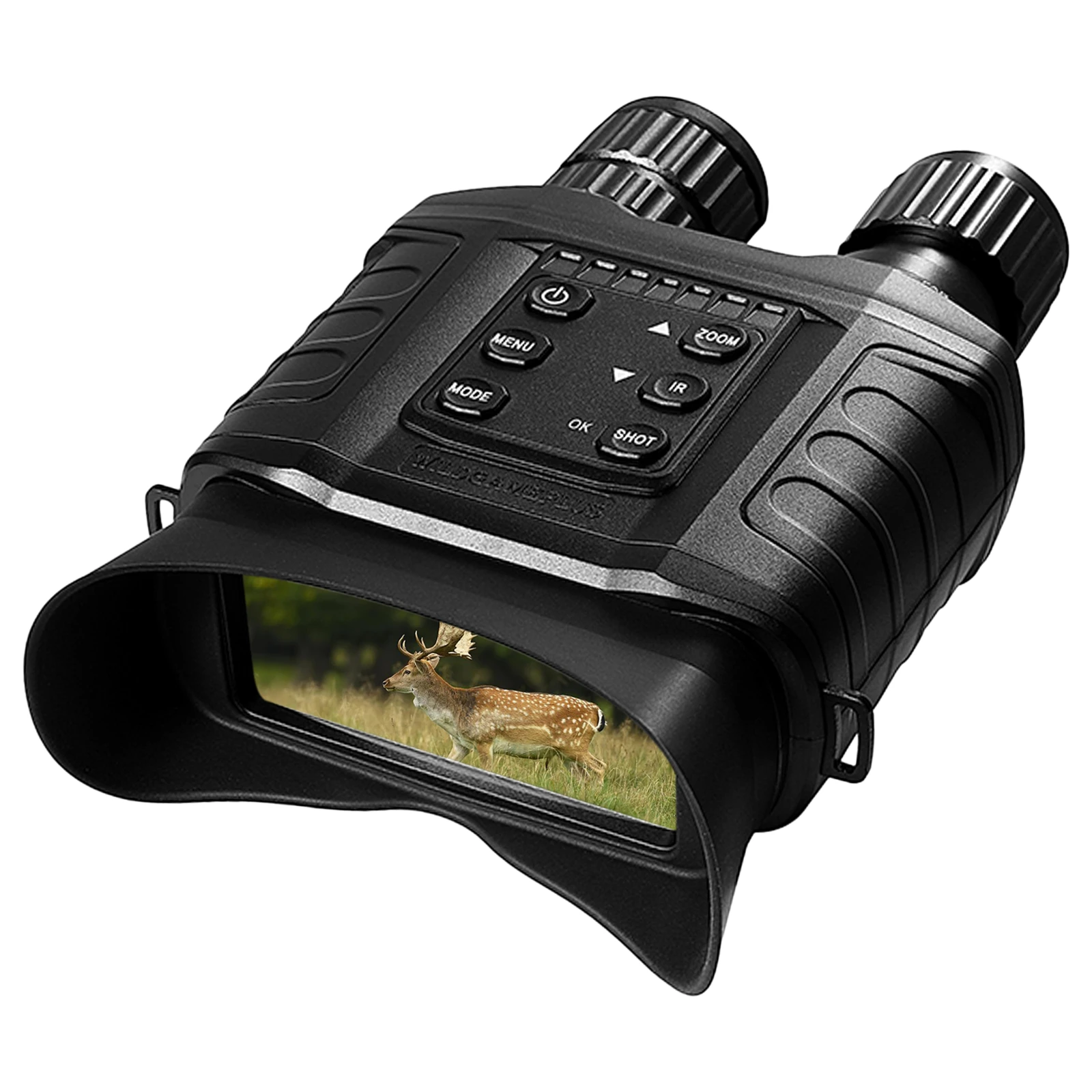 ナイトビジョン付きナイトビジョン双眼鏡、4xデジタルズーム、 - Photography Ratio のレビューと価格