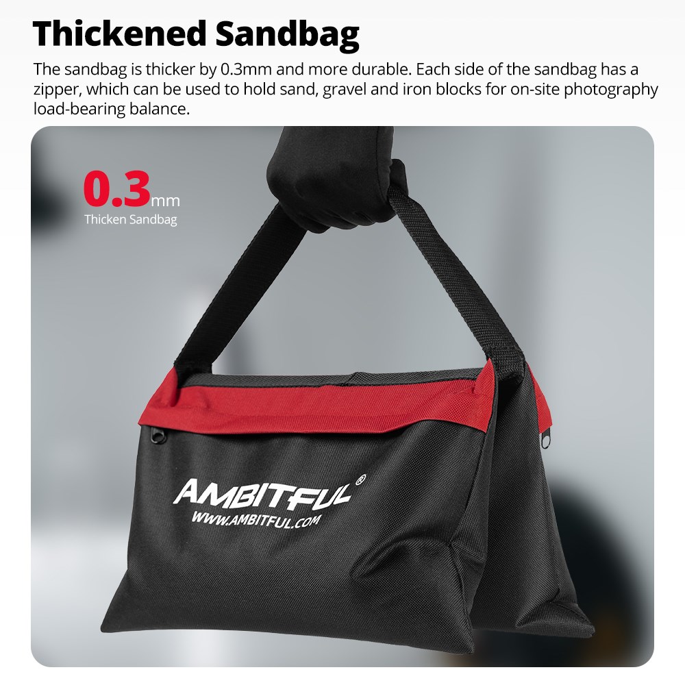 Ambitful 44x33cm 耐荷重サンドバッグ 写真ス - Photography Treatment のレビューと価格