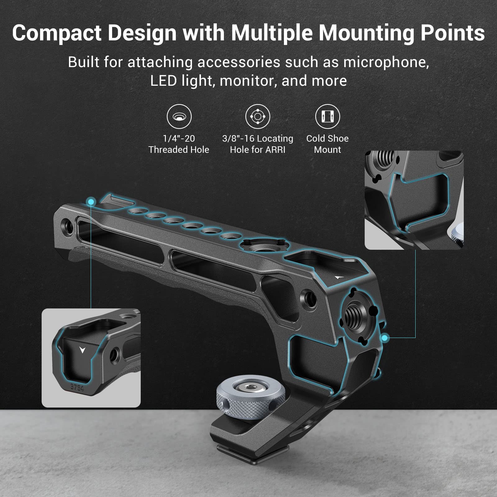 SmallRig NATO トップハンドル Lite コール - Camera Cold Shoe のレビューと価格