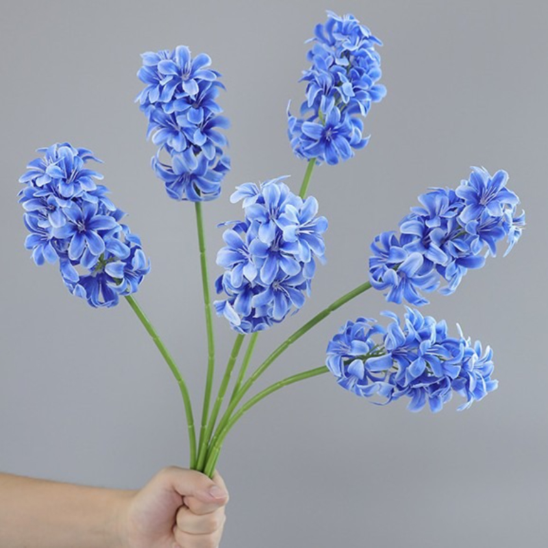 55CM シングルヒヤシンス人工スウィフトグラスウェディング - Photography Graduation のレビューと価格