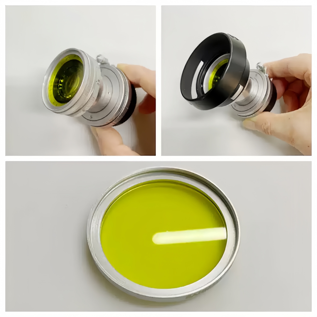 超透明光学ガラス 39mm イエローフィルター シルバー銅フ - Photography Yellow Filter のレビューと価格