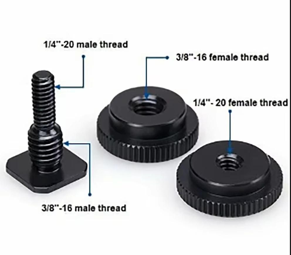 ホットコールドシューマウント1/4インチ-20三脚ネジ、カメ - Camera Cold Shoe のレビューと価格