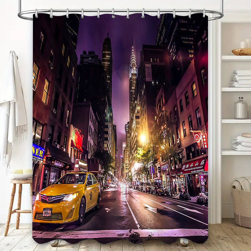 ニューヨークのスカイライン シャワーカーテン ニューヨークシ - Photography New York のレビューと価格
