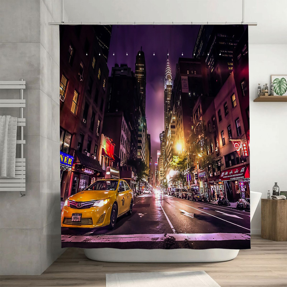ニューヨークのスカイライン シャワーカーテン ニューヨークシ - Photography New York のレビューと価格