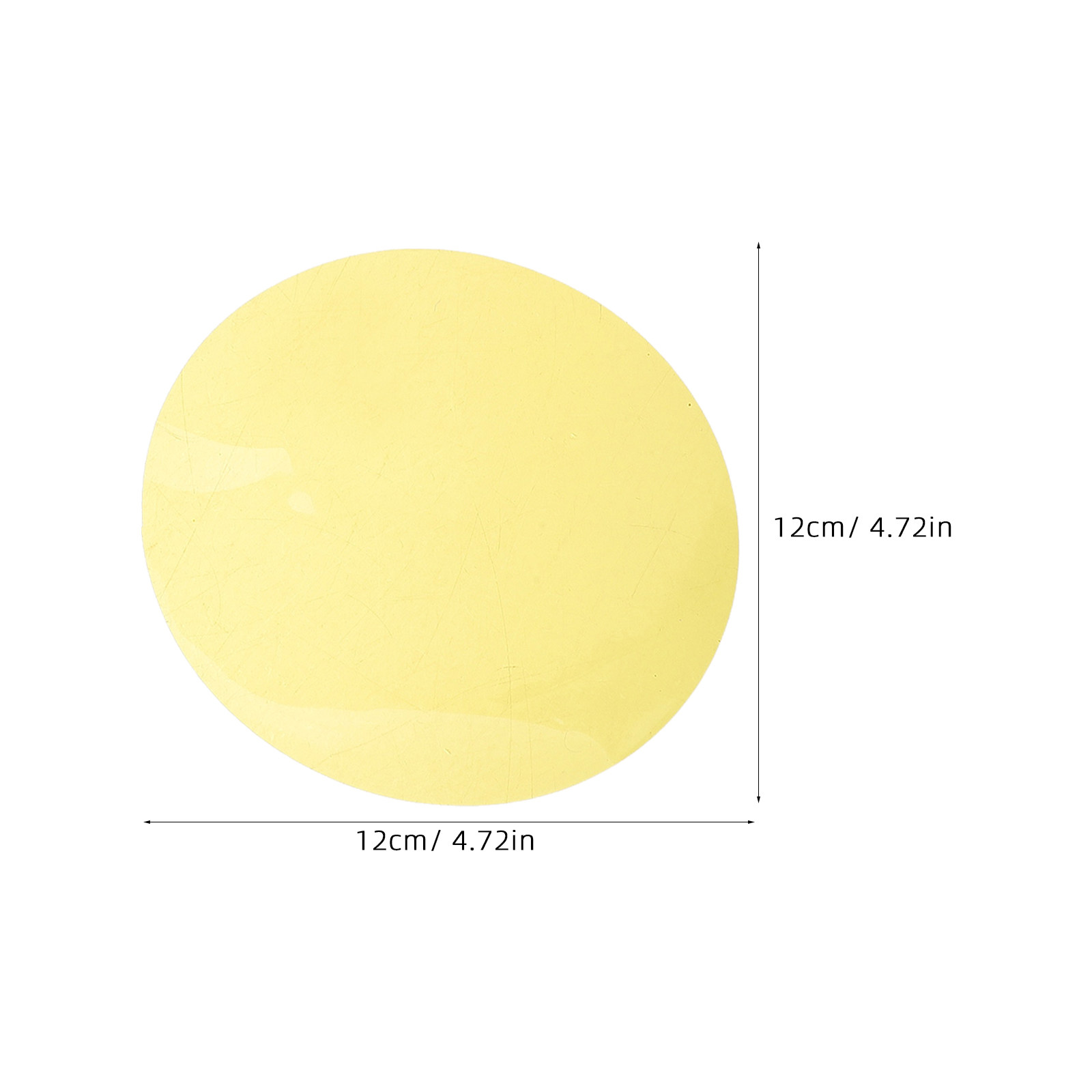 5 個の写真撮影用照明ジェル柔軟なペットカラーフィルムシート - Photography Yellow Filter のレビューと価格