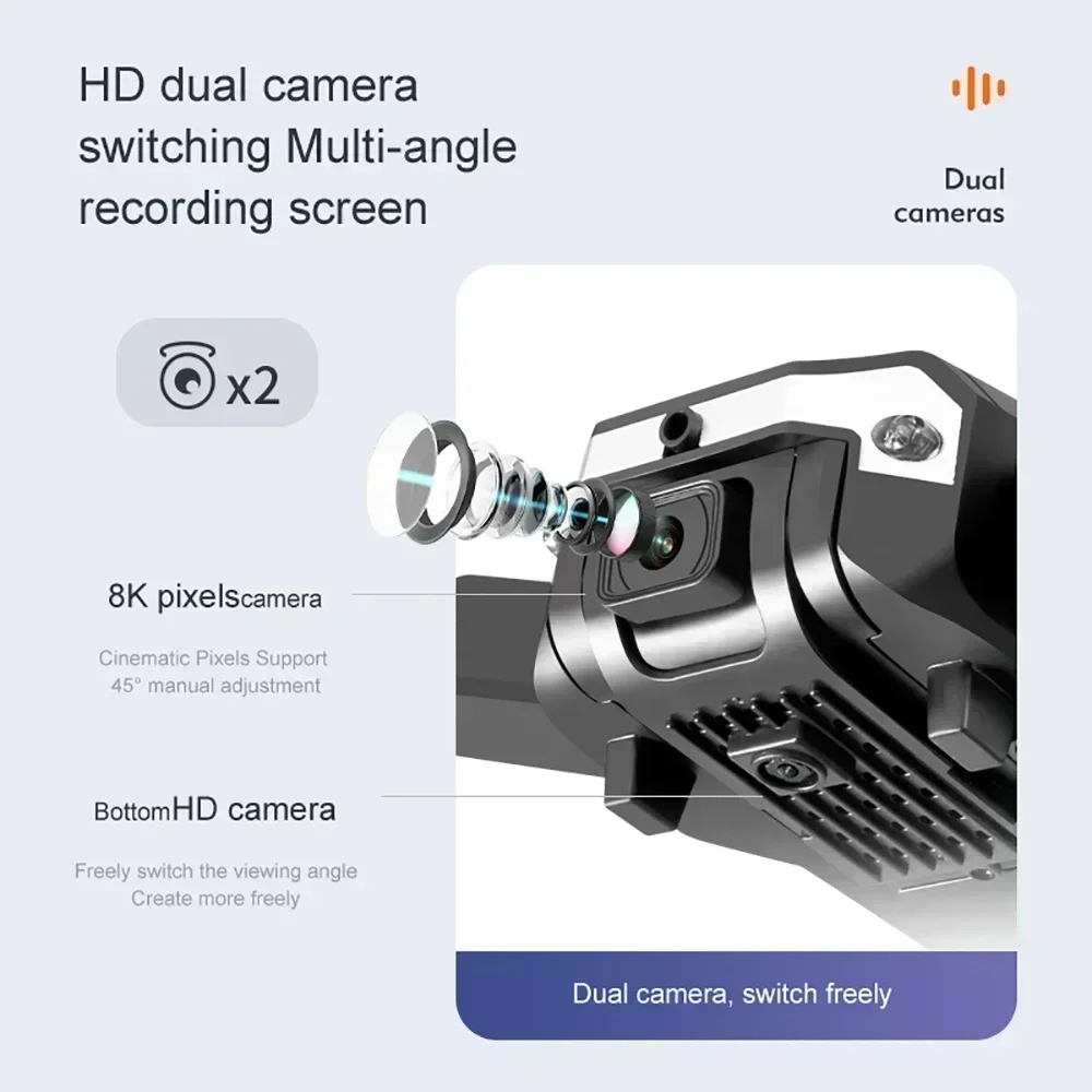 G6 proドローン、8Kデュアルカメラ、5G GPS、折り - Photography Drone のレビューと価格