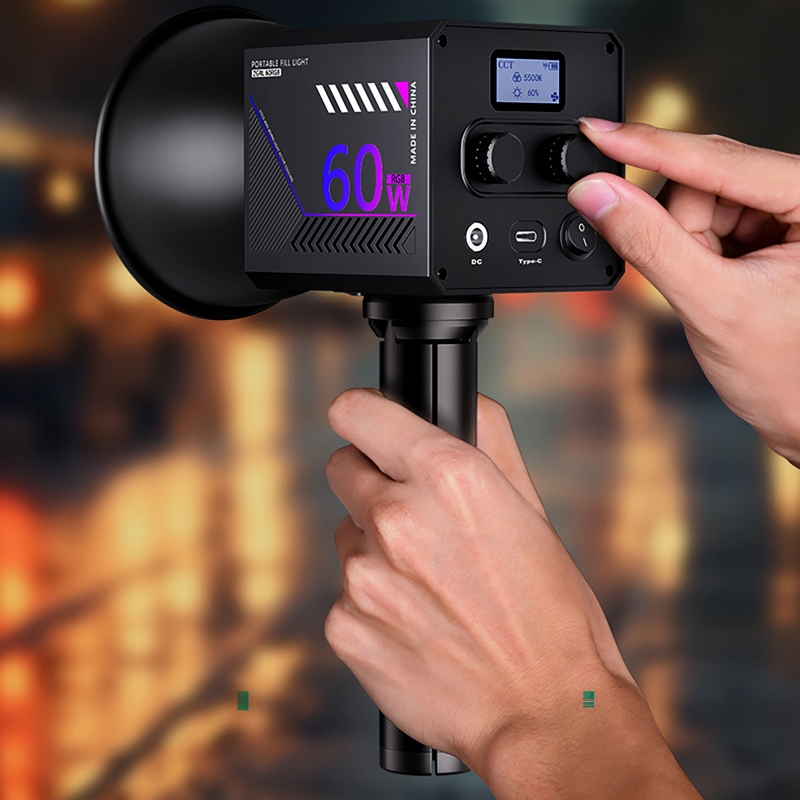 60W RGBビデオライト ポータブルLED撮影スタジオライ - Photography Treatment のレビューと価格