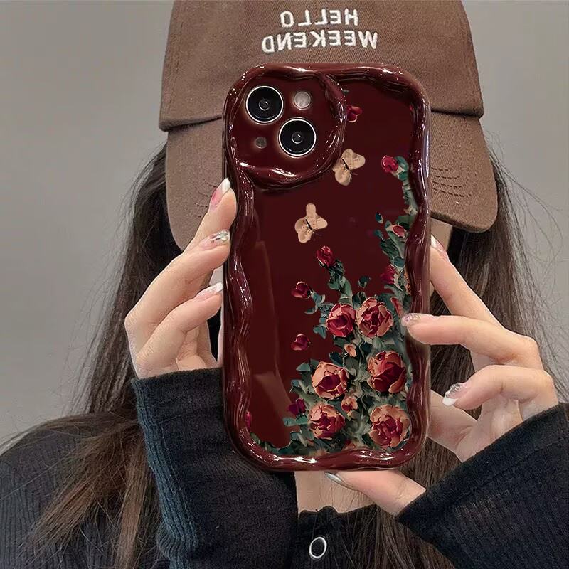 レトロな油絵風花柄スマホケース iPhone 17 16 1 - Photography Hobby のレビューと価格